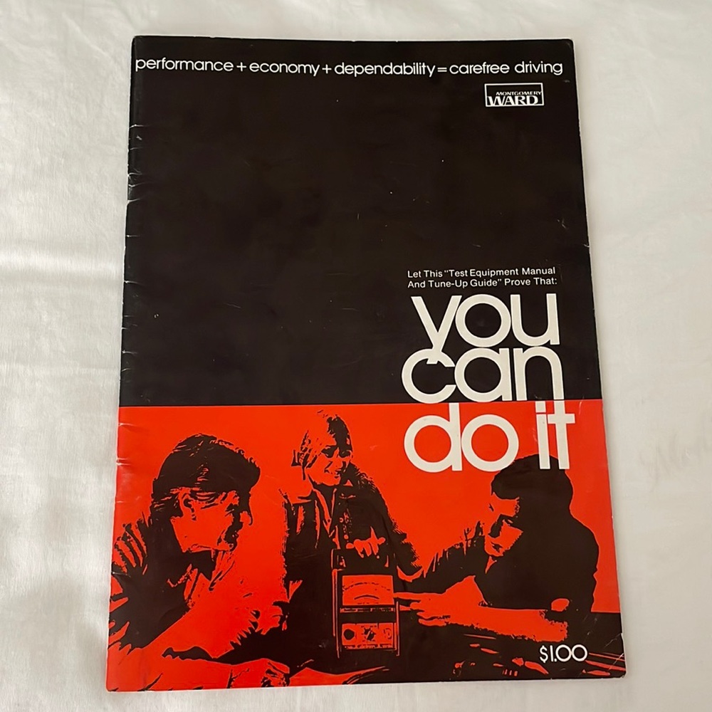 Vintage 1977 Montgomery Ward Test Equipment Manual and Tune-up Guide